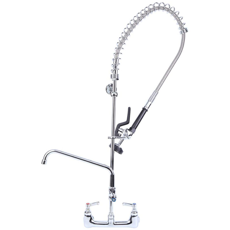 Polished Chrome High-Arc Pull-Out Spray Kitchen Faucet