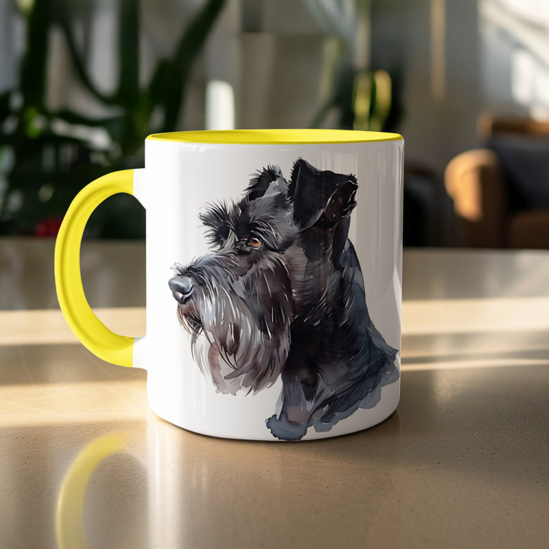 Mug, 2, Yellow