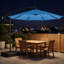 Modern Garden Umbrella,Outdoor Umbrella,Cantilever Patio Umbrella (Without Base)-1679379635