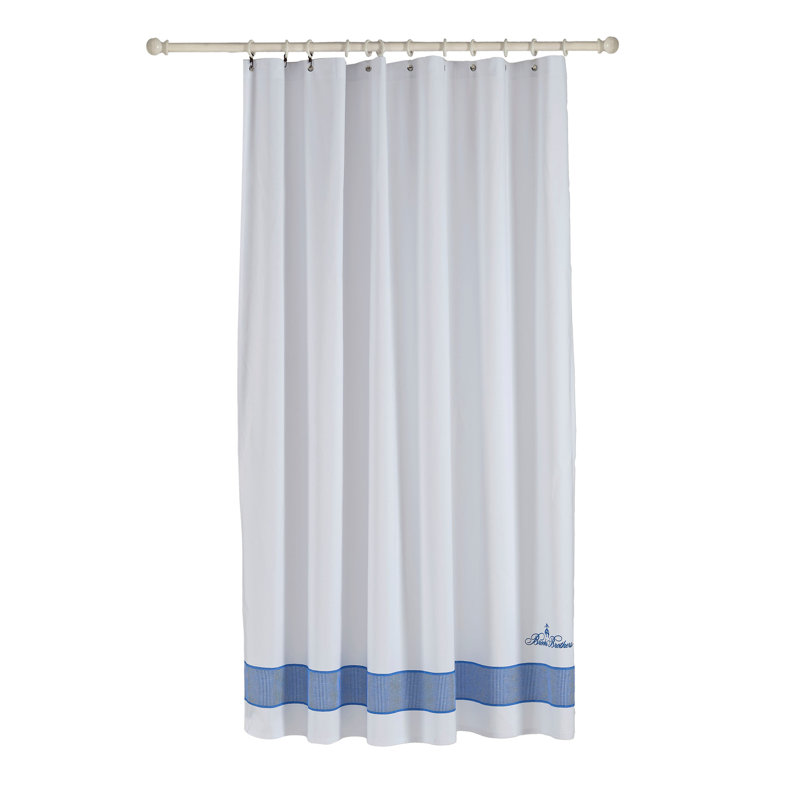 Cotton Shower Curtain, Royal Blue