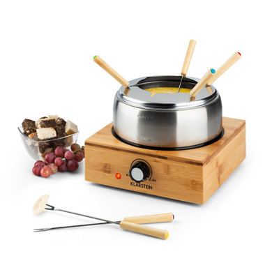 Klarstein 1.3 L Stainless Steel Fondue Set