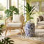 Tabouret en porcelaine LeeRoy