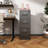 3 Drawer File Cabinet With Lock, Office Storage, A4 Letter Legal Size, Quiet Operation, Tilting Home Use, Construction,-254991918