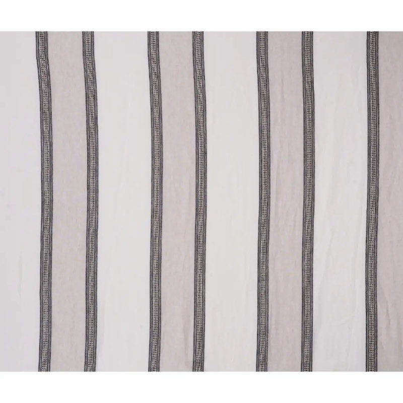 Senita Stripe Sheer Fabric, Neutral
