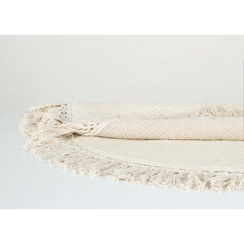 Tapis de bain Lipps, Écru