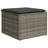 Vidaxl Garden Sofa Set Grey, Dark Grey
