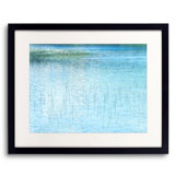 Reeds In Lake Pastel #2 Print by Bruce Heinemann