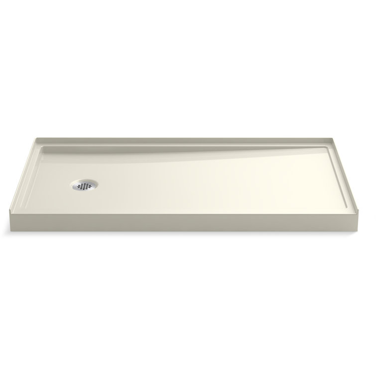 Rely 32" W x 5" D Single Threshold Shower Base with Left-Hand Drain