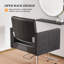 Fauteuil à cheveux en PVC et acier inoxydable