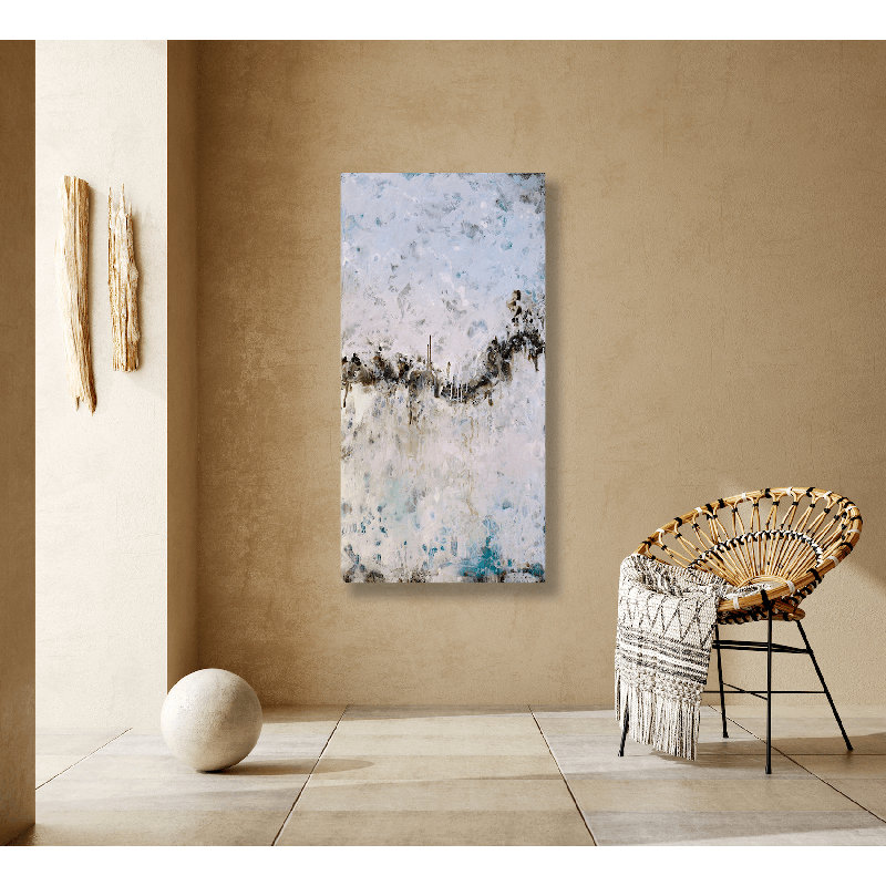 Horizon I Print by John Beard, 48" H x 24" W x 1.75" D, White Framed Canvas
