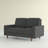 Isata 57.9" Square Arm  Loveseat-592503280