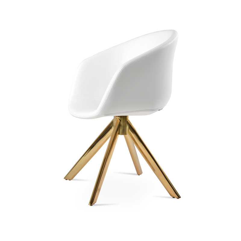 Fauteuil pivotant Tribeca, Or