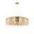 Transitional 20 Light Gold Crystal Chandelier-873443899-873443898