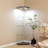 Illuminated Corner Glass Display Cabinet with 4 Shelves