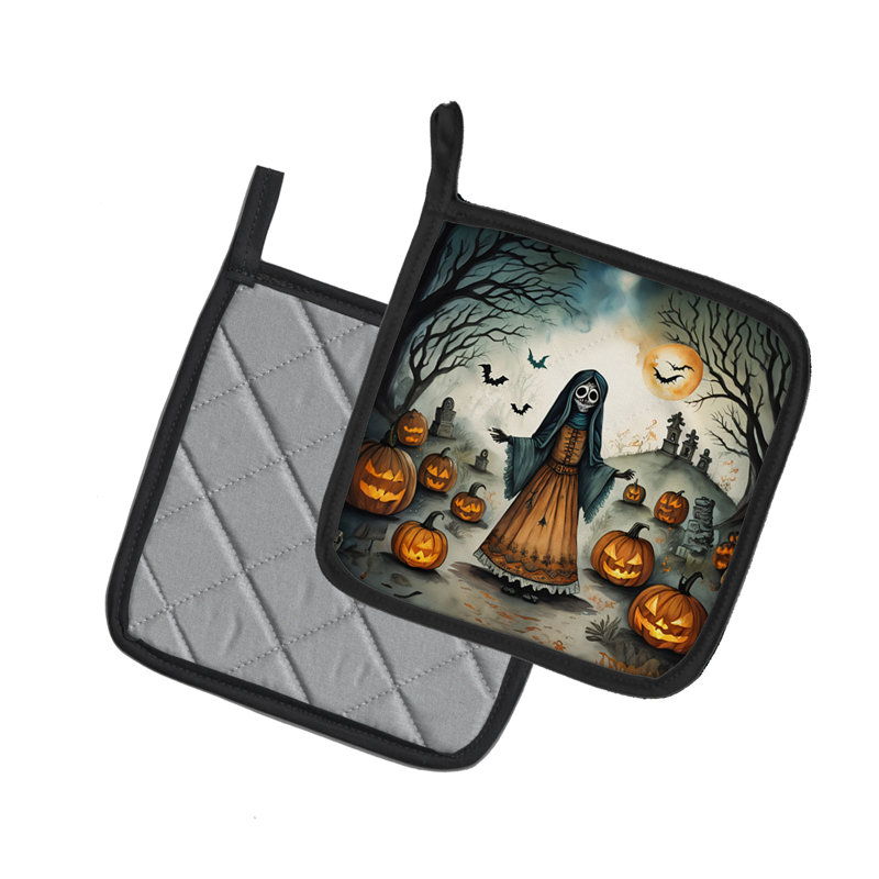 Paire de supports à casserole La Llorona Spooky Halloween