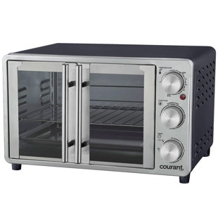 Bene Casa 45L French Door Convection Oven w/ rotisserie, Stainless Ste