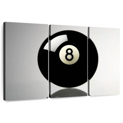 " Pool Ball " 3 - Pieces