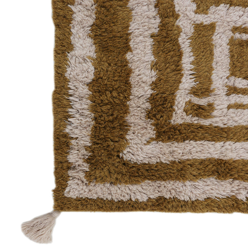 Ulla Area Rug in Yellow, Rectangle 9' x 12'