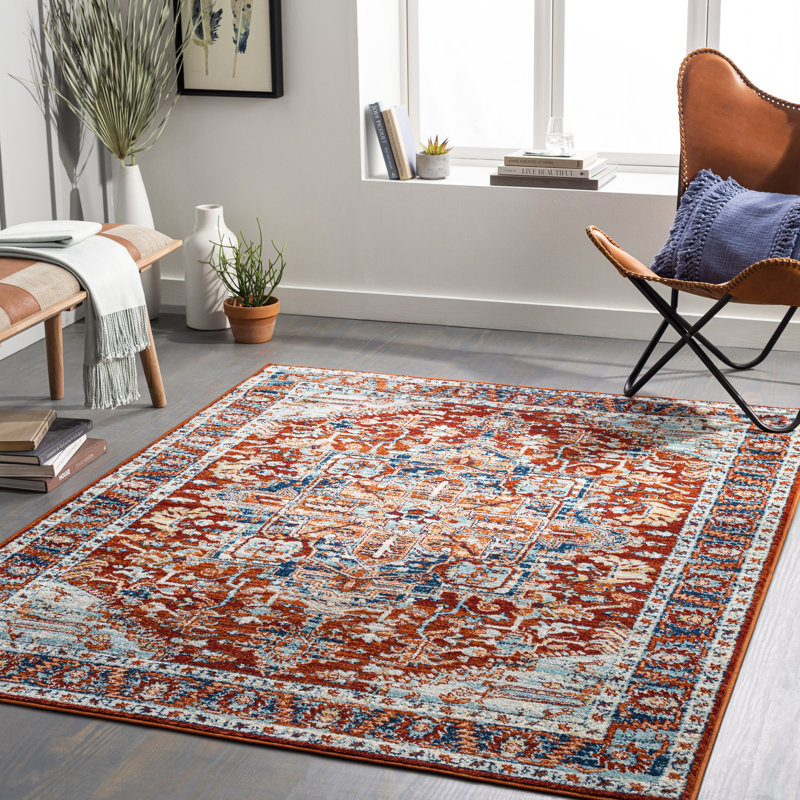 Aldusa Oriental Indoor Rug, Rectangle 6'7" x 9'