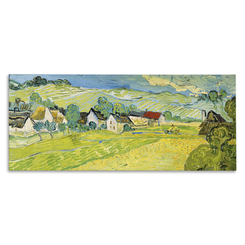 Toile de campagne classique et vaste, design par Vincent Van Gogh, H 10 po x l 24 po