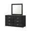 Mobilier de chambre à coucher Glam Style