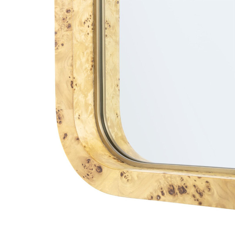 Emil Flat Wall Mirror, 32.5" H x 20.5" W x 3'' D
