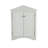 Grey Triangle Bathroom Storage Cabinet With Adjustable Shelves-852862198