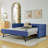 Stylish Daybed with Pop-up Trundle and Boucle Upholstery-1944810700