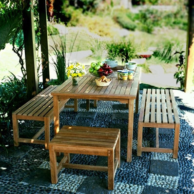 Charleston Teak Outdoor Picnic Bench
