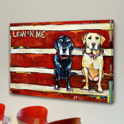 " Lean On Me " Print