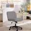 Fauteuil de bureau pivotant en lin-1555675719-1555675718