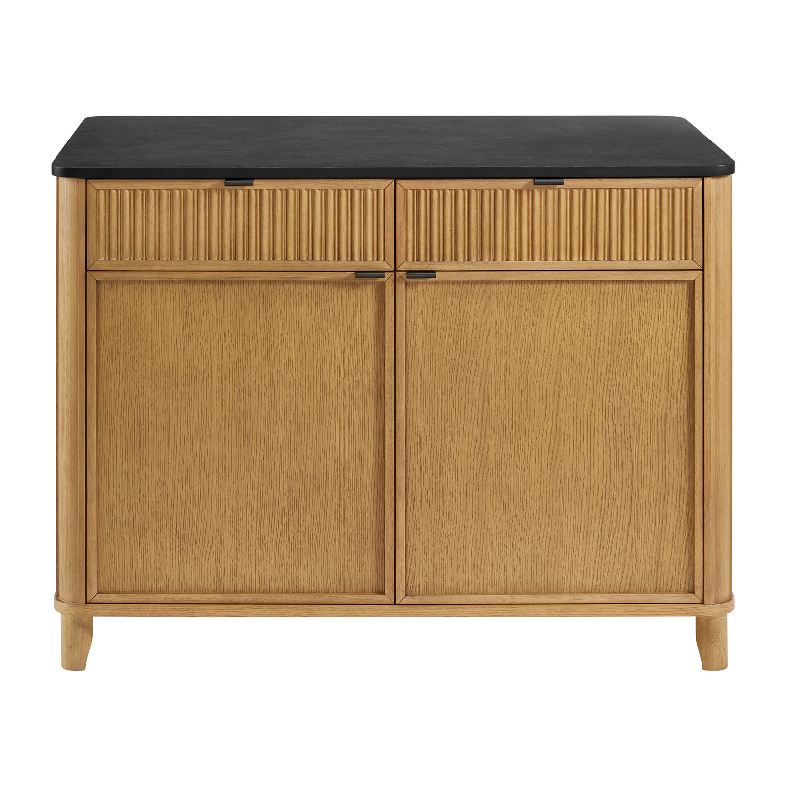 Kennedy Kitchen Island, White Quartz