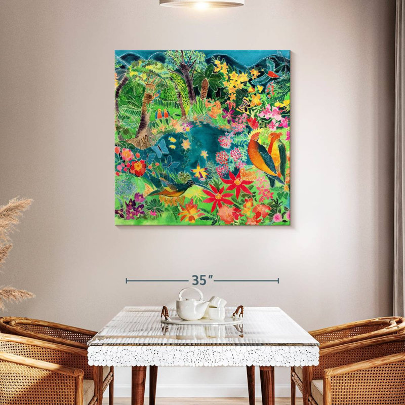 Jungle des Caraïbes d'Alvord, H 39 po x l 39 po