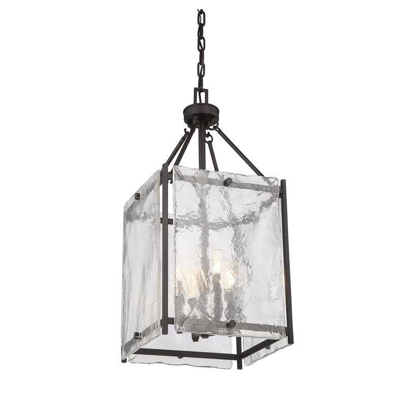 Lustre carré à 4 lumières Dotan