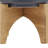5" Planter W/ Wood Stand, Matte Gray-1307657786