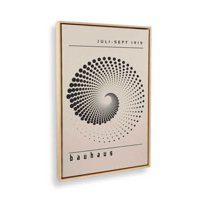Impression sur toile Bauhaus Revolution optique
