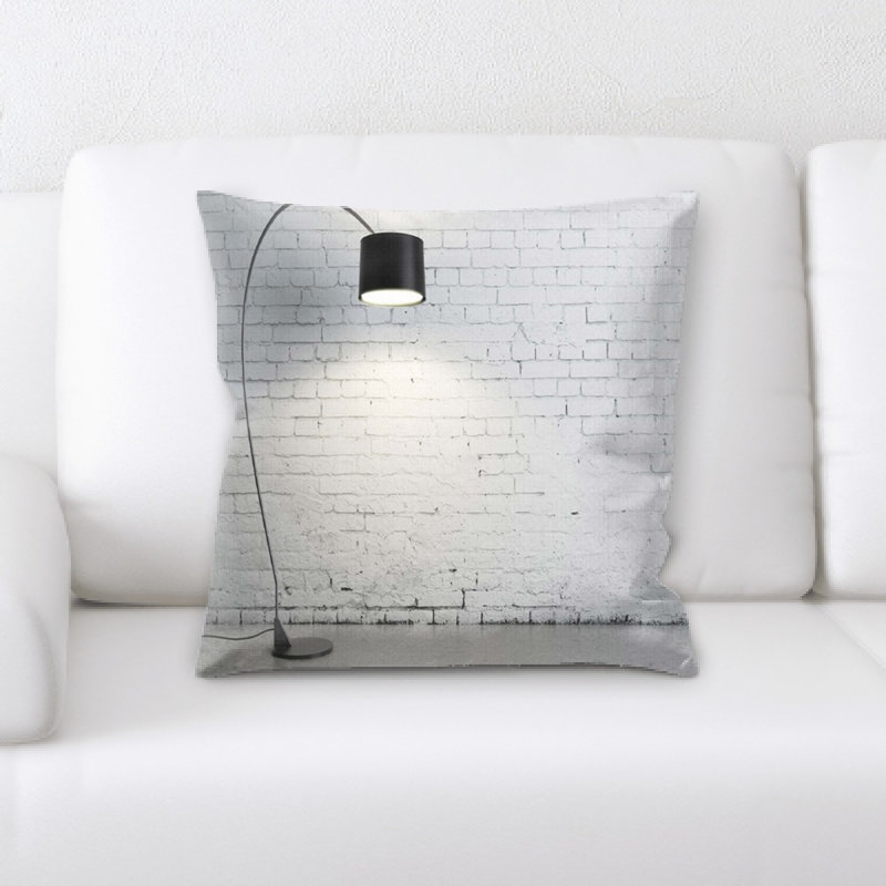 Coussin décoratif briques