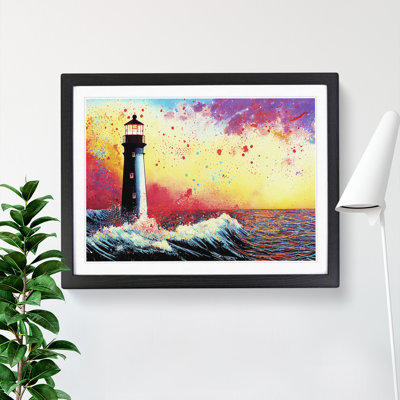 Lighthouse Splash Vol.5 Abstract - Single Picture Frame Print