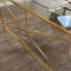 Bureau en L avec plateau en verre