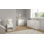 Ensemble de chambre à coucher 3 pièces Clanton, blanc