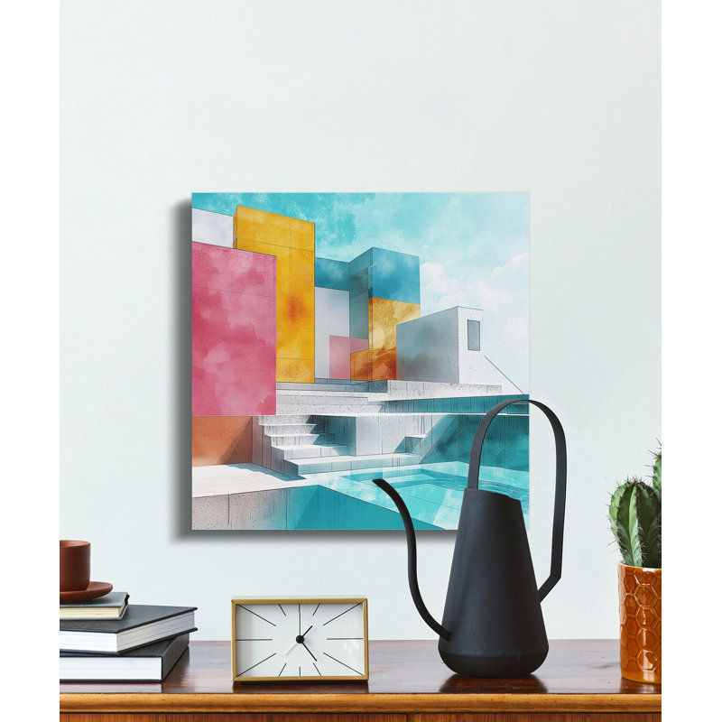 1 Piece Wrapped Canvas Wall Art Set, 15.24cm H x 15.24cm W