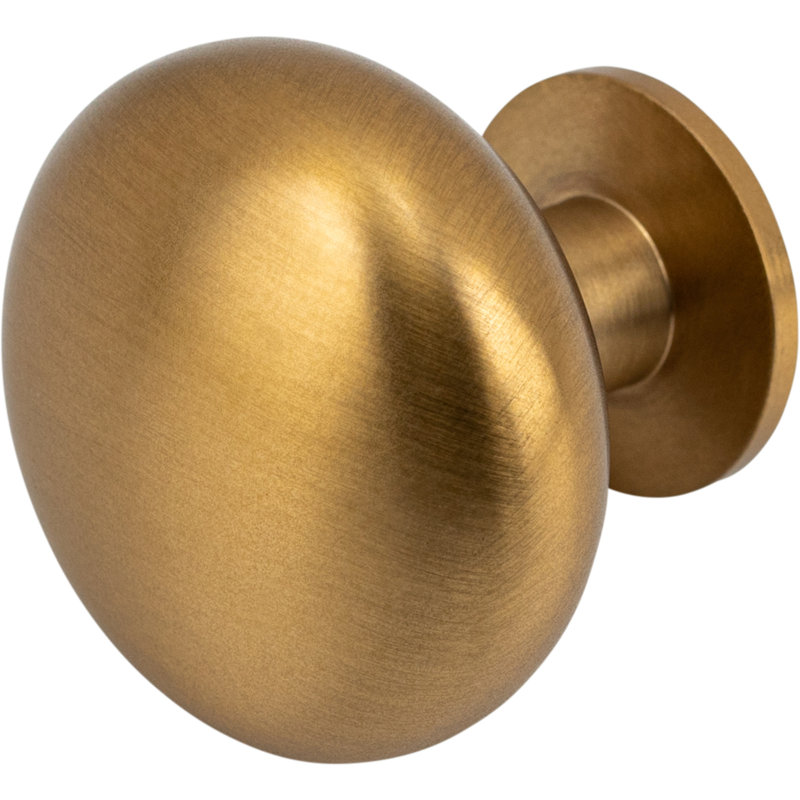 Eddington Lane 1-3/16" Diameter Mushroom Knobs, Gold