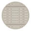 Table basse ronde en polyester Adirondack de 38 po Laguna-107330420