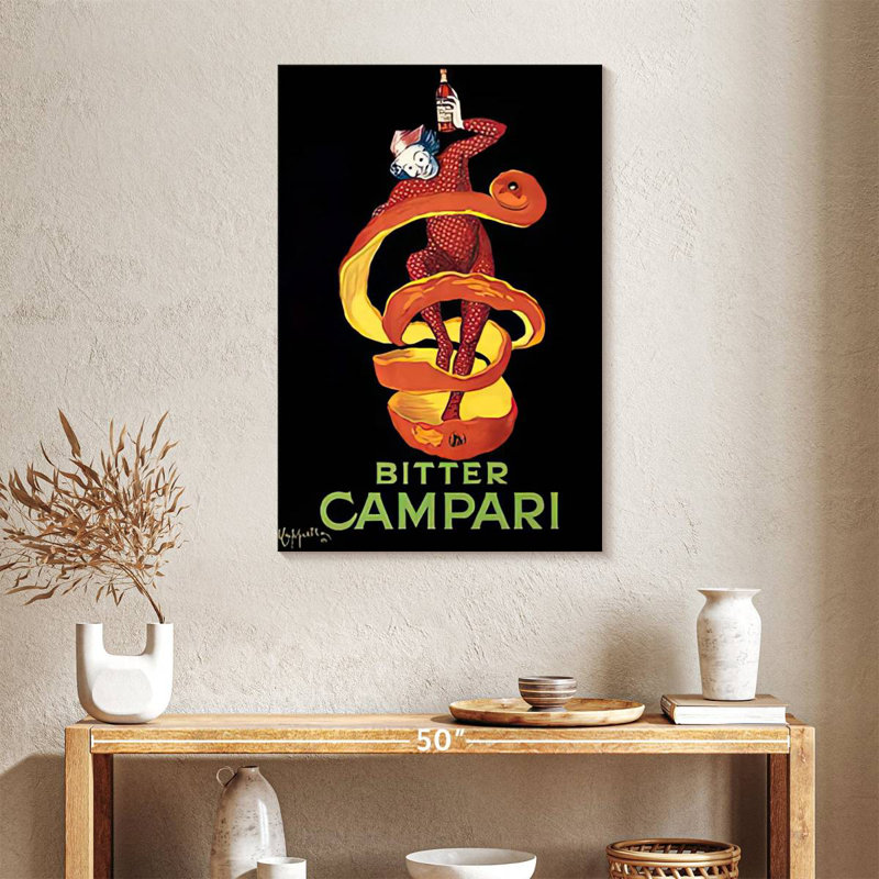 Tergel Bitter Campari, 24" H x 16" W