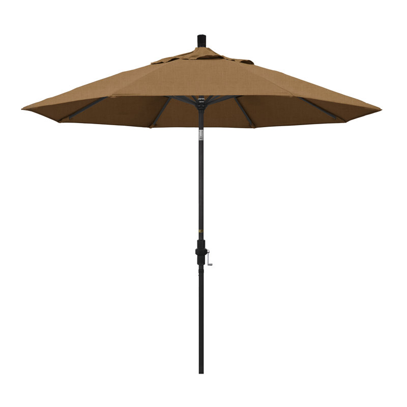 Parasol de marché Broadmeade octogonal Sunbrella, Performance sésame tissé