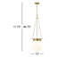Luminaire suspendu unique à 1 lumière Zella-234706524-234706525-234706498