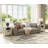 2 Pack Nightstand With Charging Station,Farmhouse End Table With 2 Drawers, Antique White