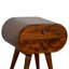 Table de chevet circulaire châtaignier