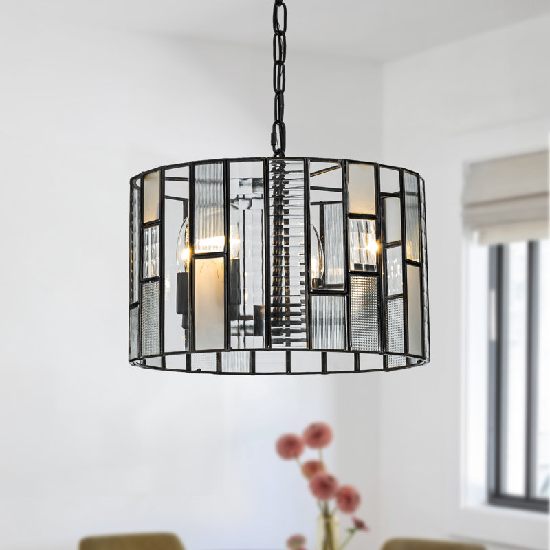 Lustre tambour 4 lumières Vlatka