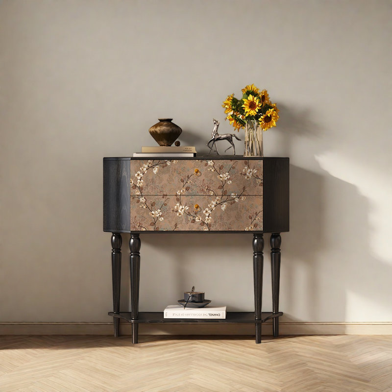 Retro Minimalist Art Console Table